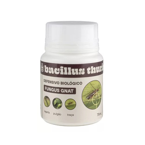 Bioinseticida e Biofungicida Terro - Bacillus Thuringiensis 75ml